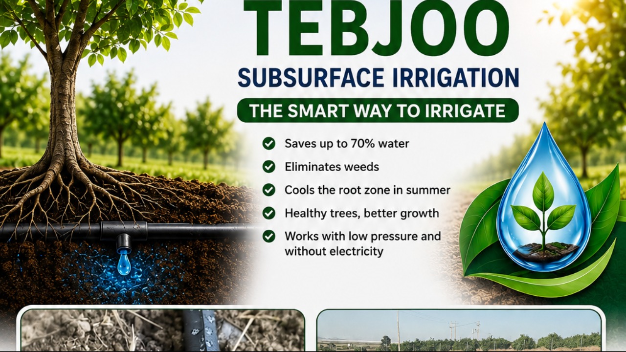 Tebjoo Subsurface irrigation system