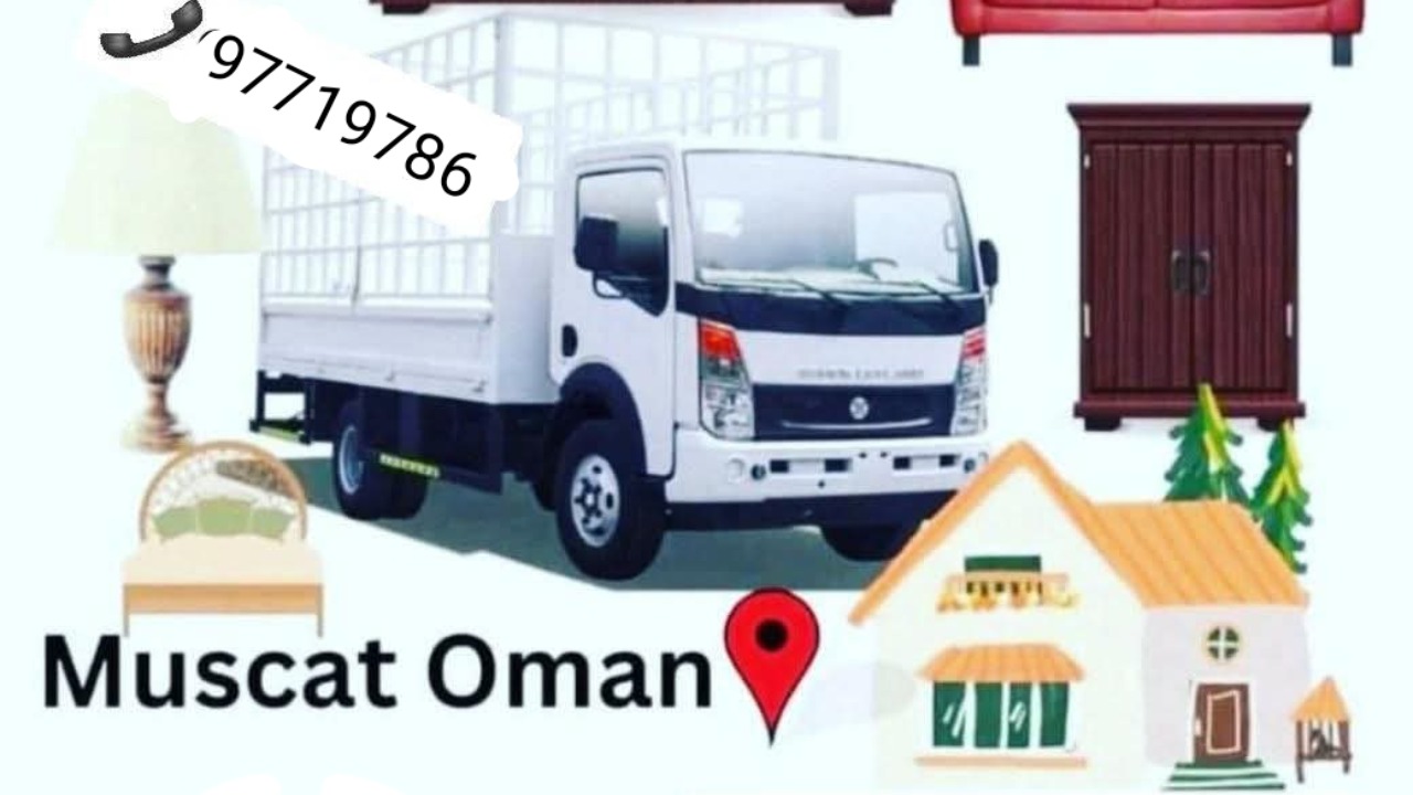 Three-ton truck for home furniture transport. Home shifting, loading and unloading.