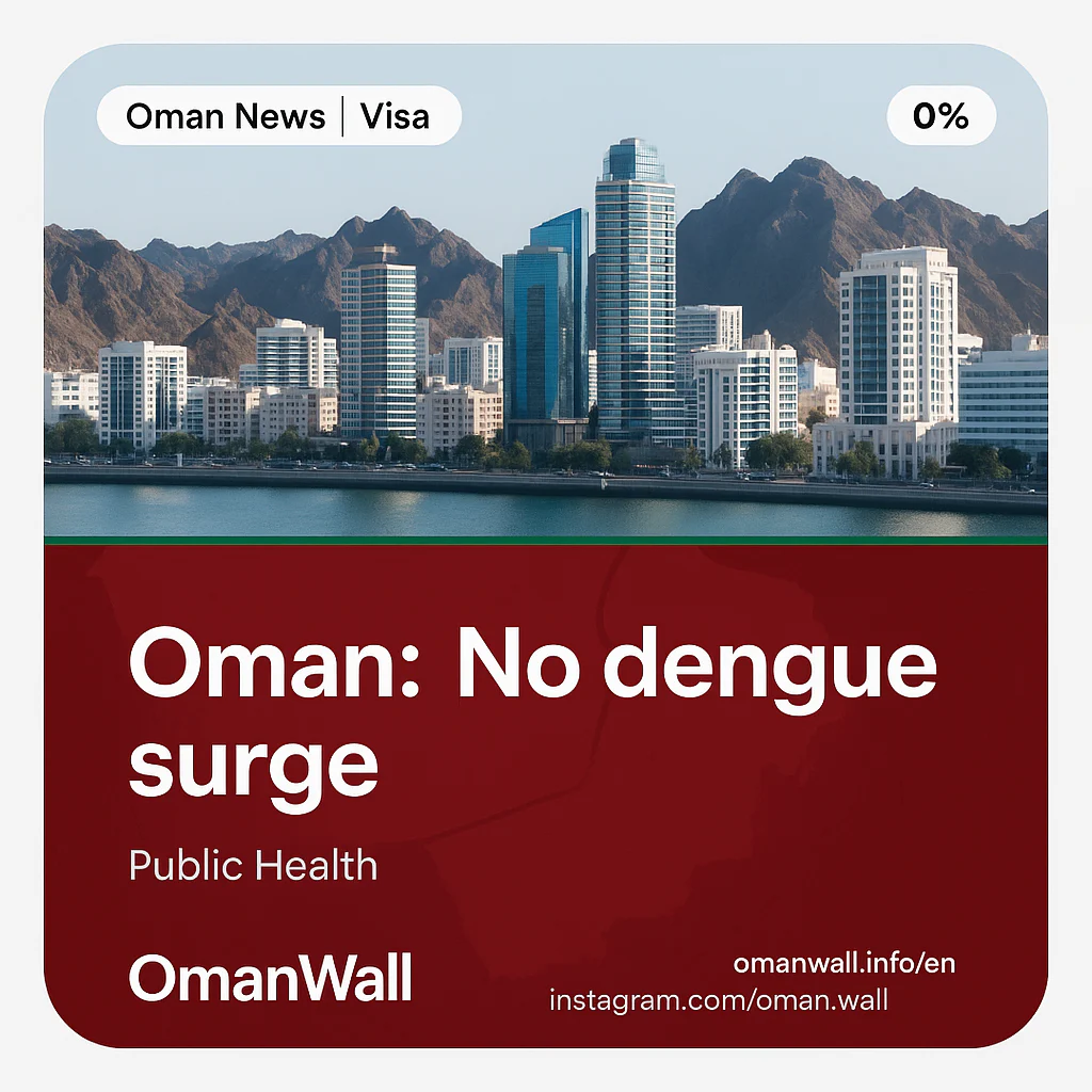 Oman says there is no dengue surge as cases drop